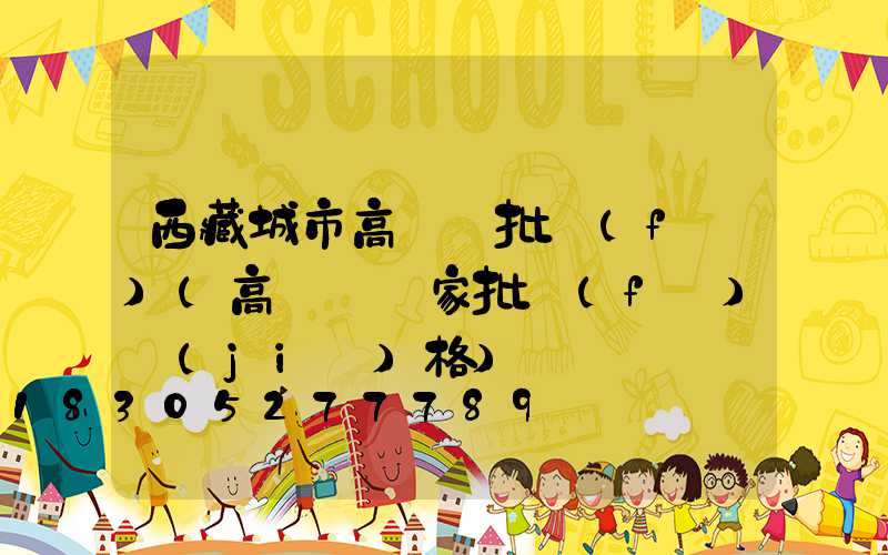 西藏城市高桿燈批發(fā)(高桿燈廠家批發(fā)價(jià)格)