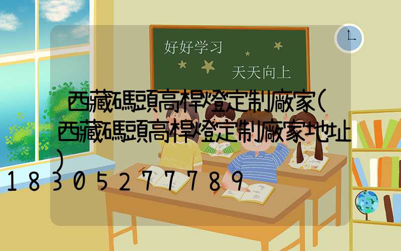 西藏碼頭高桿燈定制廠家(西藏碼頭高桿燈定制廠家地址)