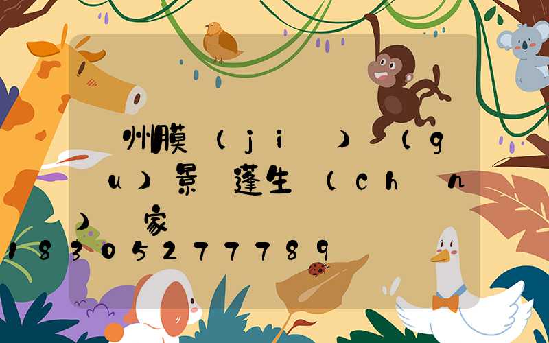 貴州膜結(jié)構(gòu)景觀蓬生產(chǎn)廠家