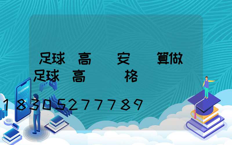 足球場高桿燈安裝預算做(足球場高桿燈價格)