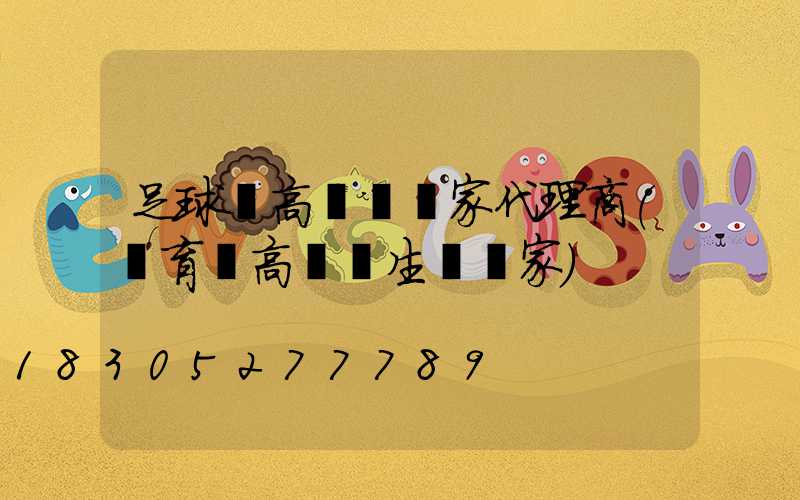 足球場高桿燈廠家代理商(體育場高桿燈生產廠家)