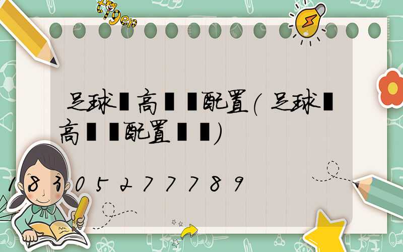 足球場高桿燈配置(足球場高桿燈配置參數)