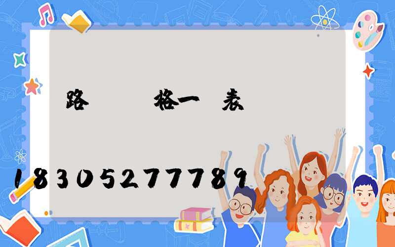 路燈桿價格一覽表