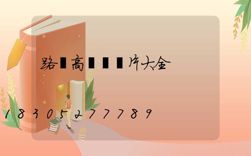 路燈高桿燈圖片大全