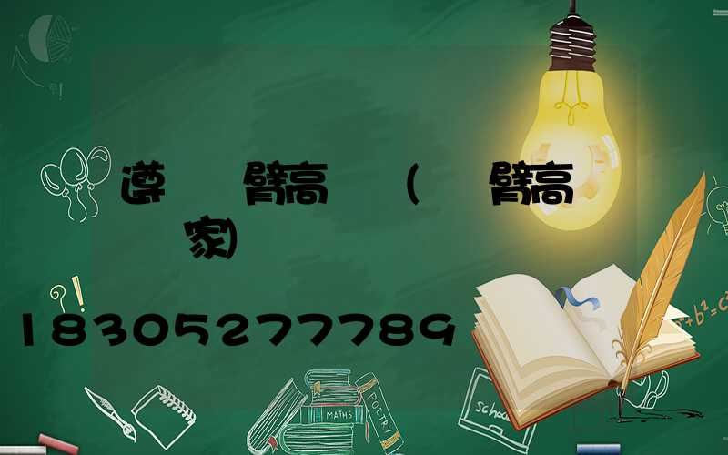 遵義單臂高桿燈(單臂高桿燈廠家)