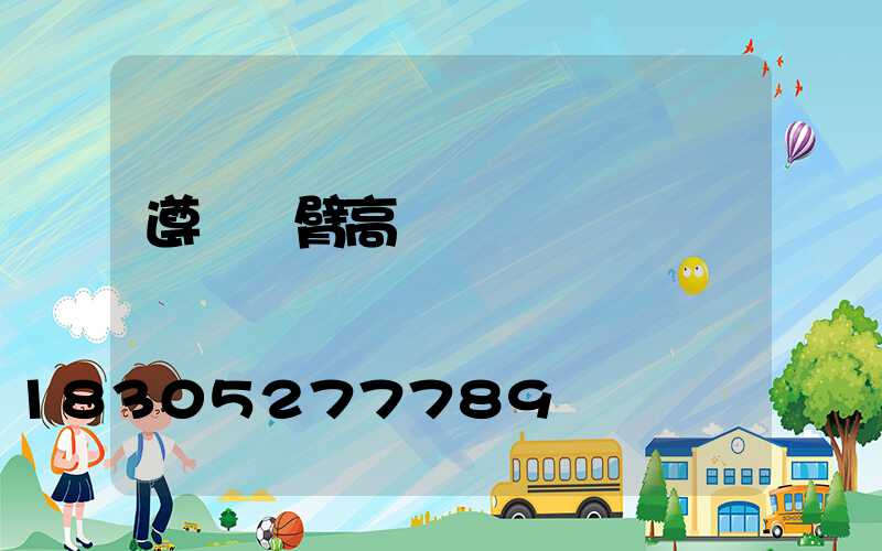 遵義單臂高桿燈