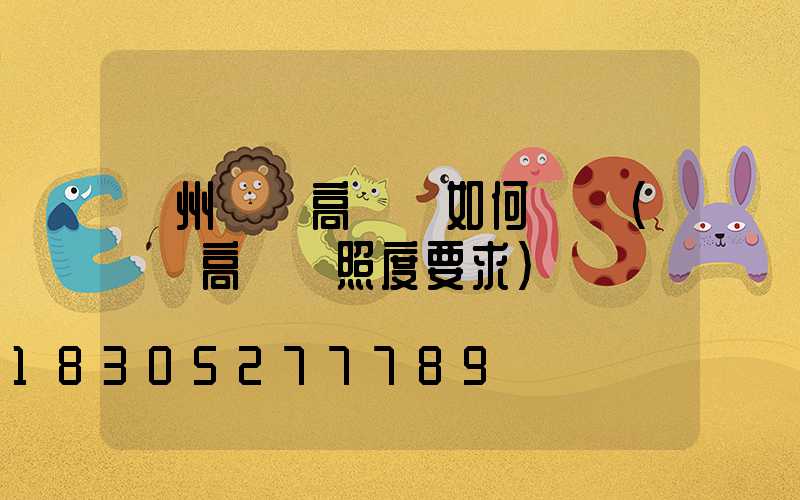 鄭州機場高桿燈如何選購(機場高桿燈照度要求)