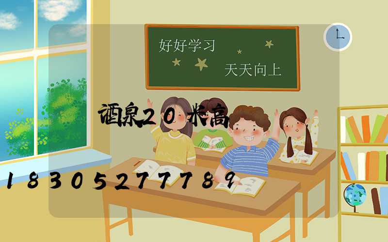 酒泉20米高桿燈