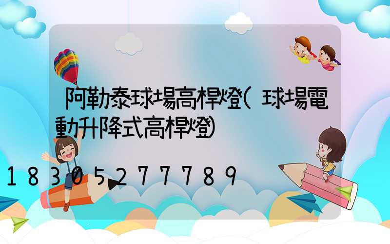 阿勒泰球場高桿燈(球場電動升降式高桿燈)