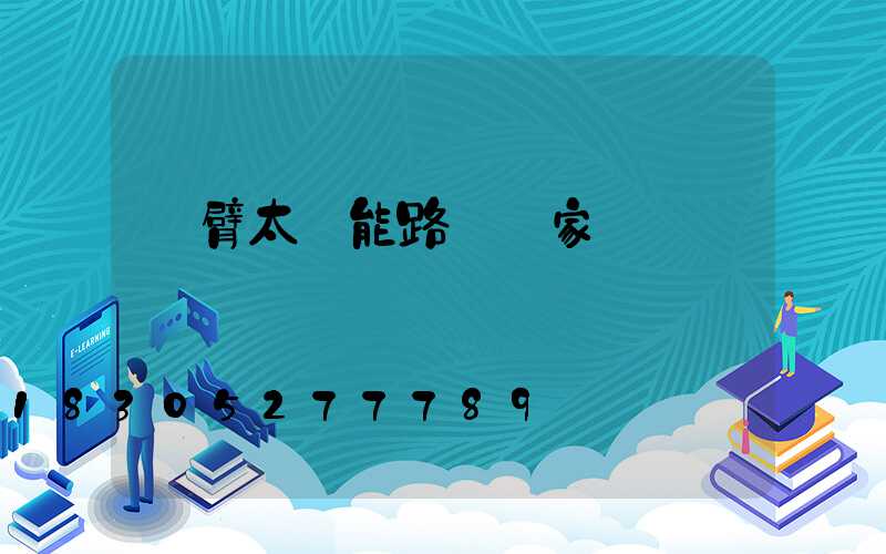 雙臂太陽能路燈廠家