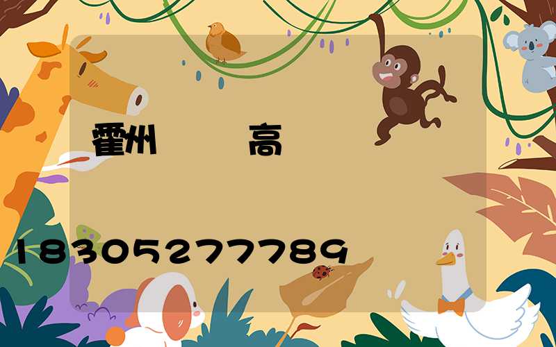 霍州廣場燈高桿燈