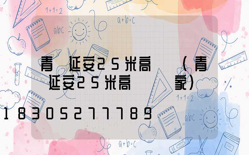 青島延安25米高桿燈(青島延安25米高桿燈廠家)