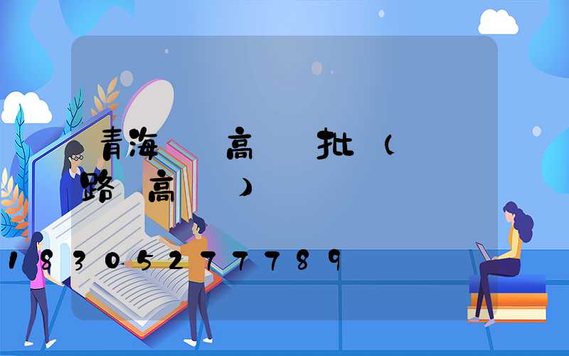 青海機場高桿燈批發(機場路燈高桿燈)