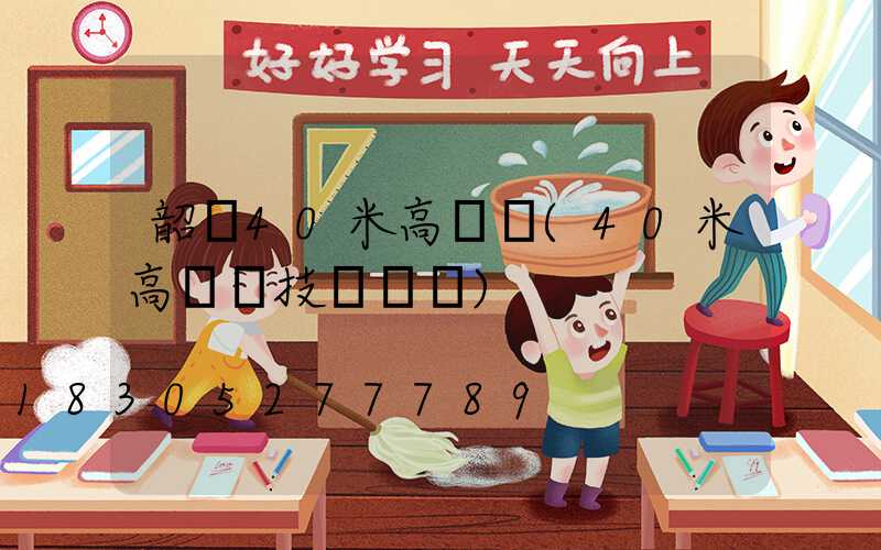 韶關40米高桿燈(40米高桿燈技術標準)