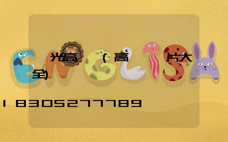 風光高桿燈(高桿燈圖片大全)