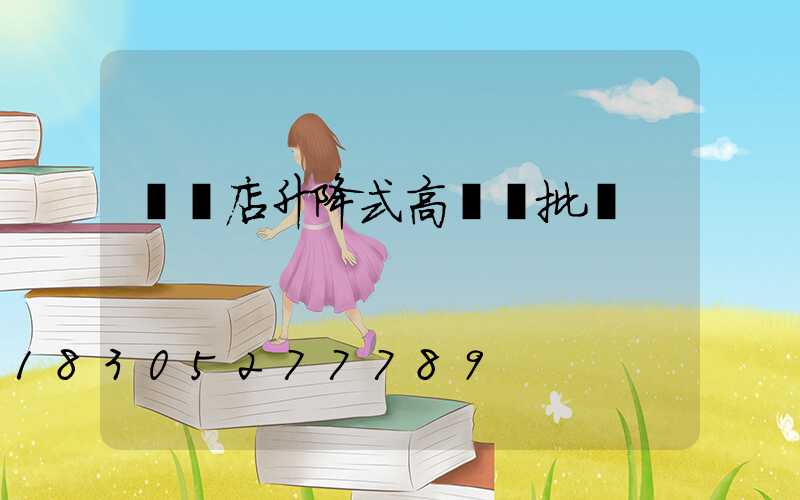 駐馬店升降式高桿燈批發