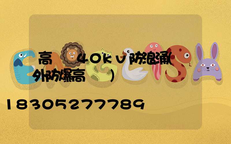 高桿燈40kv防浪涌(戶外防爆高桿燈)