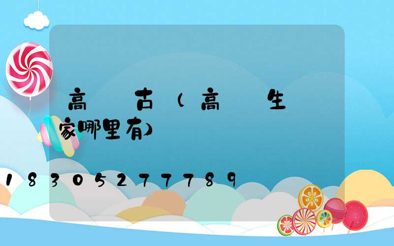 高桿燈古鎮(高桿燈生產廠家哪里有)