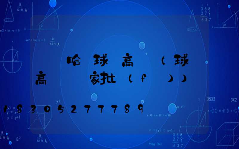 齊齊哈爾球場高桿燈(球場高桿燈廠家批發(fā))