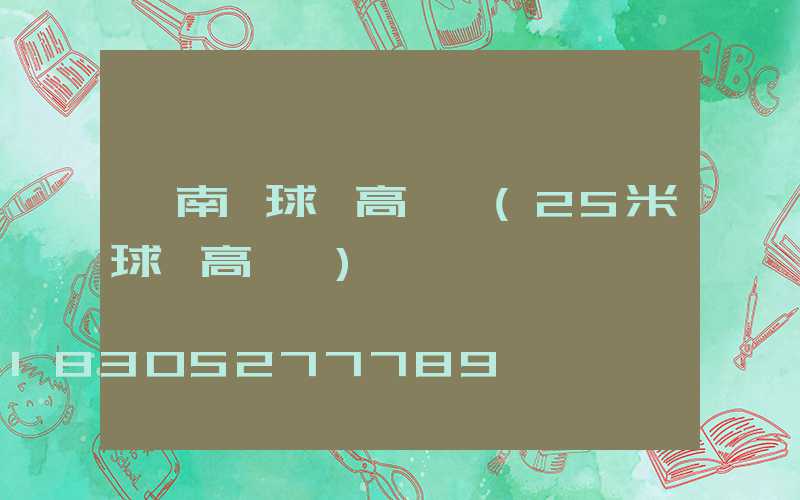 龍南縣球場高桿燈(25米球場高桿燈)